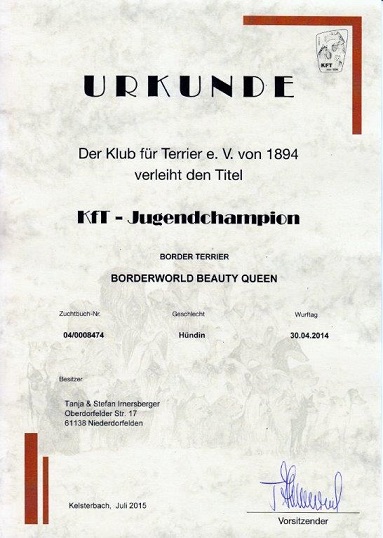 Championtitel Beauty Queen 2